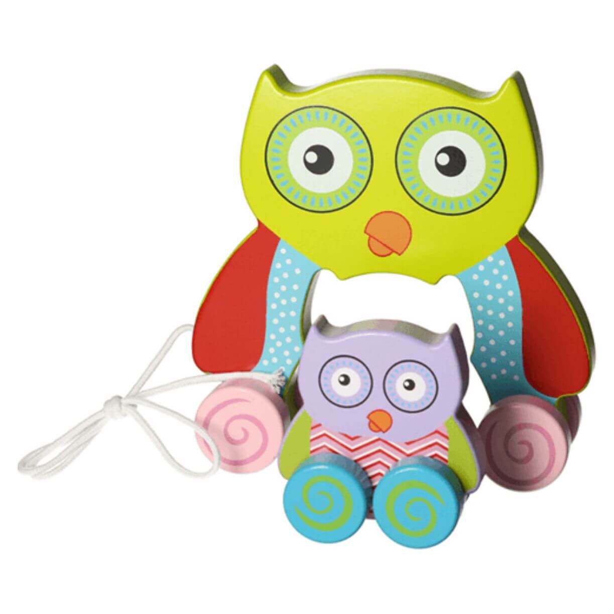 Pull Along Chunky Wooden Owl
